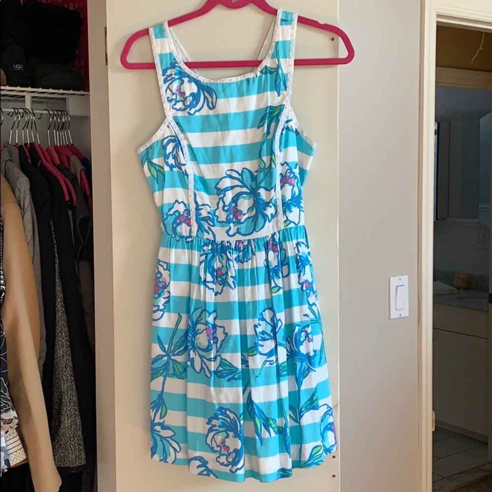 Lily Pulitzer sandrine dress in Shorley blue